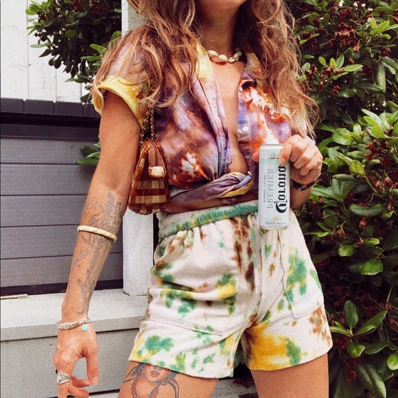 SOLD Woven Rattan Tan & Brown Mini Summer Bag - Picture 5 of 13